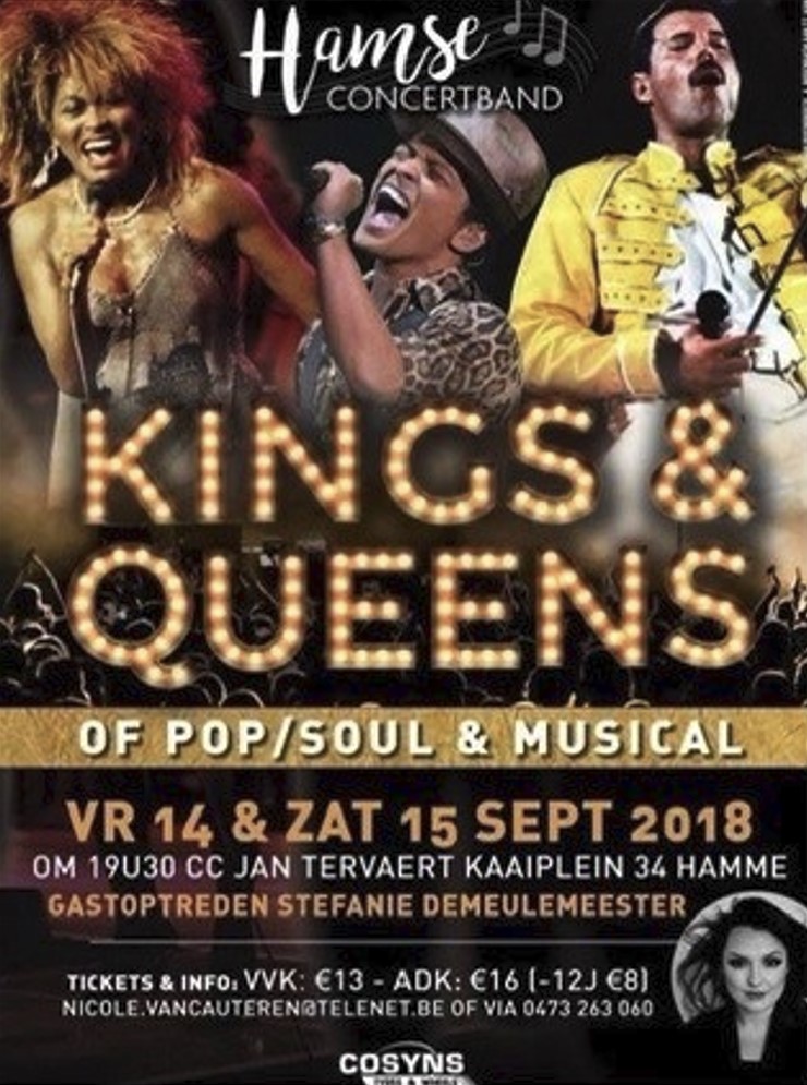 Kings and Queens 2018 Hamse concertband