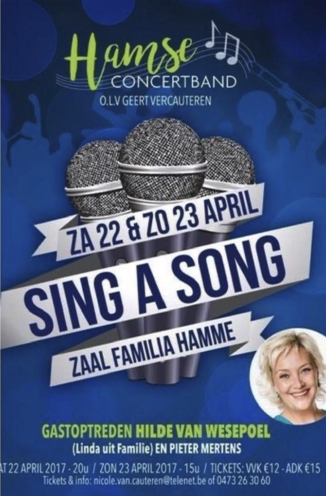 Sing a song 2017 door hamse concertband oost-vlaanderen