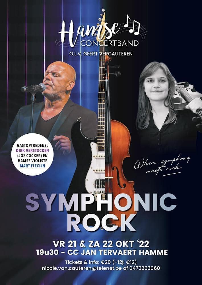 Symphonic Rock 2022 Hamse concertband oostvlaanderen